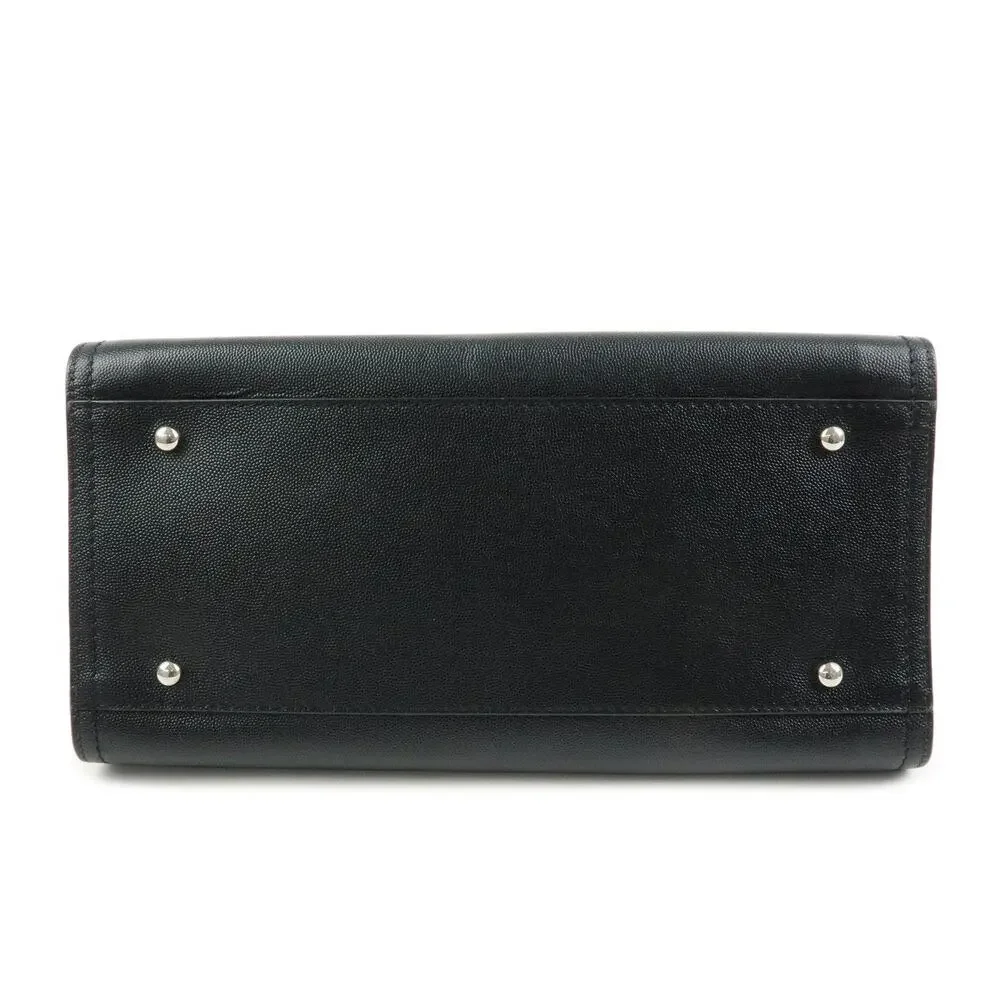 Chanel Caviar Leather Deauville MM Tote Black